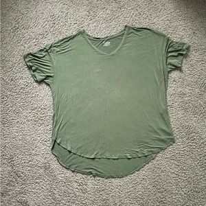 Forest Green High Low Shirt